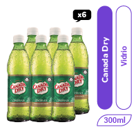 Canada Dry Ginger Friopack Vidrio 300ml x 6 und