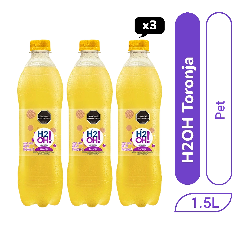 H2Oh! Toronchello pet 600 ml x 3 und