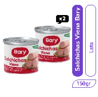 Salchicha Viena Bary 150 gr x 1 und